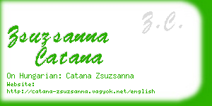 zsuzsanna catana business card